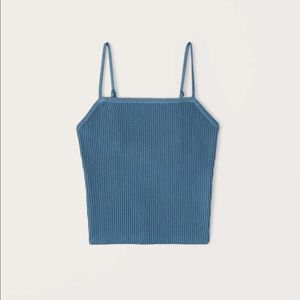 Ribbed Squareneck Cami Tank